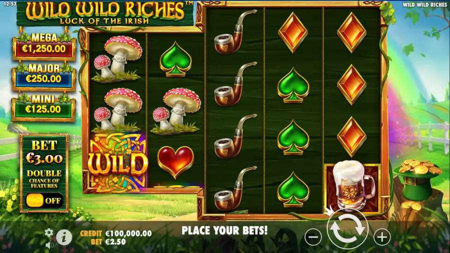 Wild Wild Riches gameplay